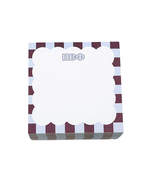 Pi Phi 4 x 4 Sticky Note Cube (500 Sheets)
