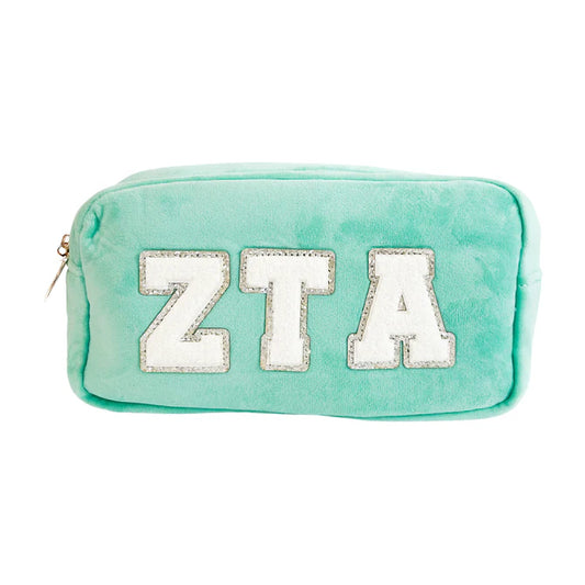 Zeta Chenille Cosmetic Toiletries Pouch